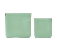 NPXUAMTJ Lot de 2 pochettes catapultes portables en polyuréthane robuste pour collectionneurs, Vert lac, H