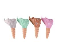 NPXUAMTJ Lot de 4 piquets d'arrosage en terre cuite pour intérieur et extérieur