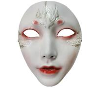 NPXUAMTJ Mascarade peint beauté cosplay fête esthétique mécanique visage complet pour femmes hommes cosplay