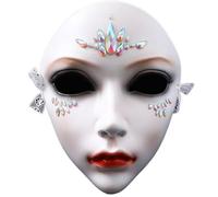 NPXUAMTJ Mascarade peint beauté cosplay fête esthétique mécanique visage complet pour femmes hommes cosplay