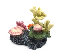 NPXUAMTJ Résine Aquariums Îles coralliennes Décorations de paysage Simulations Rocheuses à la mode Coloré Aquarium Corail Ornements