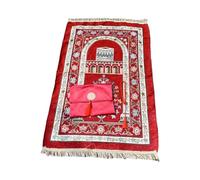 NPXUAMTJ Tapis de prière avec perles d'adoration - Dessous antidérapant et facile à nettoyer - Cadeau idéal pour les activités religieuses