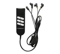 NPXUAMTJ Télécommande électrique inclinable 6 boutons trois compatibilités ergonomique ABS réglable en hauteur pour meubles