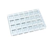 NPXUAMTJ Testeur d'interrupteur mécanique pour clavier - Support de testeur en acrylique - Cadre de base 4 x 6 grilles - 24 trous