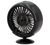NPXUAMTJ Ventilateur de sortie d'air rotatif à 360 ° pour voiture - Interface USB universelle - Bloc d'alimentation avec lumière - Vitesse réglable