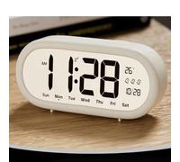 Npy2bZ3hr Vase à Fleurs BedHead Alarm Clock | Digital large screen desktop clock(Blanc)