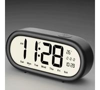 Npy2bZ3hr Vase à Fleurs BedHead Alarm Clock | Digital large screen desktop clock(Noir)