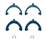 NPYQ Support de charnière en plastique pour casque WHCH520 - Design ergonomique - Résistance à l'usure - Rotation fluide - 1 paire de joints de rechange L+R