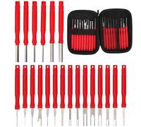 NQEUEPN 21pcs Outils de Retrait de Borne, Mis à Niveau Ensemble d'Outils de Débrochage de Connecteur Électrique Kit d'Outils d'Extraction de Broches de Borne pour Appareils Ménagers, Automobile