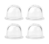 NQEUEPN 4pcs Ampoules d'Amorçage de Carburateur de Remplacement, Pompe Amorçage pour Carburateur pour Poulan Craftsman Tondeuse et Roybi Homelite Zama Walbro Tondeuse à Gaz Souffleur Débroussailleuse