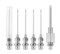 NQEUEPN Aiguille Pompe à Graisse, Aiguille Injecteur de Graisse avec Distributeur d'Aiguille de Graisse pour Injection de Graisse, Utilisée dans Les Espaces Petits et Confinés