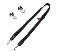 NQEUEPN Bandouliere pour Appareil Photo, Réglable Universelle, Sangle de Dégagement Rapide de la Caméra Dragonne pour Appareil Photo Numérique Appareil Photo Reflex Numérique Téléphone (Noir)