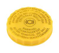 NQEUEPN Cap de Réservoir de Liquide de Frein Jaune en Plastique et Caoutchouc, Compatible avec Jeep et Chrysler, 6,6x6,6x1,1cm