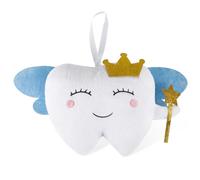 NQEUEPN Poupée Fée des Dents, avec Poche et Ailes Oreiller de Fée des Dents pour Filles et Garçons Tooth Sourire Fairy Pillow Pochette/Sac de Fée des Dents Souvenir pour Première Dent Perdue