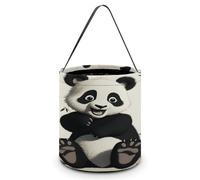 NQHJT Sac fourre-tout pour Halloween, motif panda ludique, panier à bonbons, sac cadeau pour fête d'Halloween, Style :, Taille unique