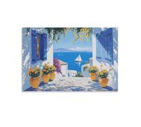 NQHXLRUDC Peinture en bord de mer Impression Sur Toile Muraux Décoration Tableau Decoration Paysage culturel Salon Moderne Protection De L'environnement Élégante Chambre Art 20x30inch(50x75cm)