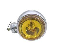 Nqimgv Lampe De Phare Pour Suzuki Universal Yellow Lens Chrome Moto Feu Antibrouillard Phare Avant Auxiliaire
