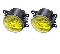 Nqimgv Lot De 2 Feux Antibrouillard LED 12 V Pour Pare-chocs Avant Voiture Pour Peugeot Pour 207 307 407 2002 3008 607 Pour Traveller Pour Boxer 290 295 Feux Antibrouillard(Lemon Yellow)