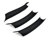 Nqimgv Poignée Porte Intérieure Pour BMW Pour X5 Pour F15 Pour X6 Pour F16 2014 2015-2018 LHD/RHD Intérieur Voiture Texture Fibre Carbone Noire Poignée Porte Garniture Protection(Black LHD 3 Pcs)