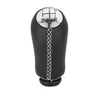 Nqimgv Pour Megane MK2 II 2002 2003 2004 2005 2006 2007 2008 2009 Pommeau Levier Vitesse Soufflet Couvercle Coffre Boîtier Tête Pommeau Levier Vitesse(Knob-White Line)