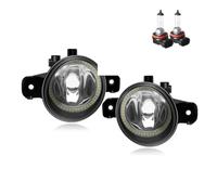 Nqimgv Pour Nissan Pour Primera Pour Presage Pour Platina Pour Pathfinder Ensemble De Phares Antibrouillard Angel Eye Pour Voiture Anneau Halo DRL Feux Antibrouillard(War White*Yelow)