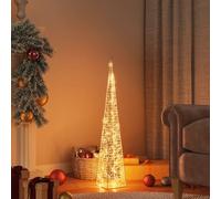 NQJIBUE Article - Cône lumineux LED décoratif en acrylique blanc chaud 90 cm, décoration, décorations saisonnières et de vacances, éclairage de Noël
