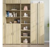 NQJIBUE Article haut en chêne sonoma 45 x 41 x 185 cm en bois d'ingénierie, armoires et rangement, buffets et buffets