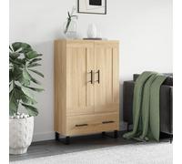 NQJIBUE Article haut en chêne sonoma 69,5 x 31 x 115 cm en bois d'ingénierie, armoires et rangement, buffets et buffets