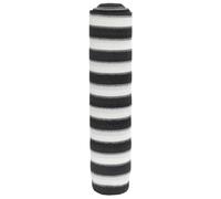 NQJIBUE Brise-vue Anthracite et blanc 1,2 x 10 m HDPE 195 g/m