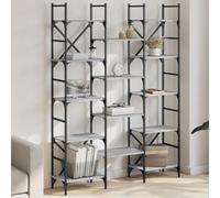 NQJIBUE Item-Bibliothèque Gris Sonoma 50x11,2x68,5 pouces Engineered Bois, Étagères, Bibliothèques et étagères sur Pied