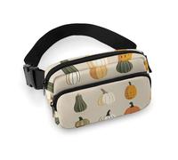 NQLYRE Sac banane avec plusieurs poches avec sangle réglable, sac de voyage Melon imprimé clip art, sac banane pour homme et femme, pour le sport, 20 x 13 cm, style, 20 x 13 cm, sac banane, Style :,