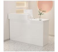 NQNFWCRJ Comptoir de Réception Multifonctionnel Comptoir de Caisse avec Tiroirs Verrouillables Petite Table de Comptoirs de Vente Au Détail Double Spacieux Imperméable(A1,31.5x19.7x41.3)