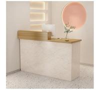 NQNFWCRJ Comptoir de Réception Multifonctionnel Comptoir de Caisse avec Tiroirs Verrouillables Petite Table de Comptoirs de Vente Au Détail Double Spacieux Imperméable(D1,39.4x19.7x41.3)