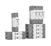 NQSP2-40 AC SPD AC275V 385V Parasurtenseur 1P 2P 3P 4P 20KA 40KA 60KA Parafoudre monophasé Protection de sol domestique triphasée 1 pièce (1P, 40KA)