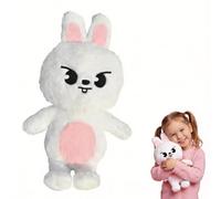 NQXORA SK-ZOO - Poupée en peluche BbokAri, Jiniret & WolfChan de 50 cm - Jouet câlin à collectionner, décoration d'intérieur et cadeau pour les fans (Leebit)