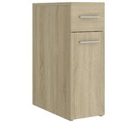 Nqyjm Armoire d'apothicaire Chêne Sonoma 2 Tiroirs L804214 | Meuble de Rangement, Bois d'ingénierie Armoire Latérale pour Chambre à Coucher, Salon, Cuisine