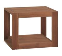 Nqyjm Armoire Murale de Salle de Bain 45x45x35 cm Bois de Teck Solide