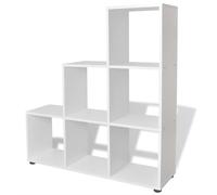 Nqyjm Bibliothèque/Étagère 107 cm Blanc Salon