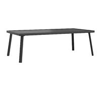 Nqyjm Bout de Canapé Table Basse de Jardin Anthracite 110x55x35 cm Acier, Table d'appoint pour Balcon, Jardin, Piscine
