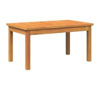 Nqyjm Bout de Canapé Table Basse Huile Naturelle Bois d'Acacia Massif, Table d'appoint pour Balcon, Jardin, Piscine
