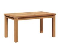 Nqyjm Bout de Canapé Table Basse Marron 70 x 40 x 36 cm Bois de Teck Massif, Table d'appoint pour Balcon, Jardin, Piscine