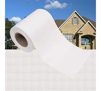Nqyjm Brise-vue de jardin en PVC - 35 x 0,19 m - Blanc - Pour jardin, terrasse, extérieur