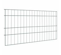 Nqyjm Clôture de Extérieur Décorative Ensemble de Clôture de Jardin 5 pièce Vert 100 x 50 cm Acier, Barrière Animale Grillage Cloture Volaille pour Cour, Terrasse