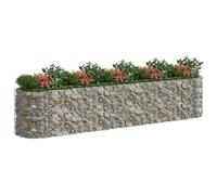 Nqyjm Jardinière Potager de Extérieure Lit Surélevé à Gabion Fer galvanisé 500x100x100 cm, Bac à Fleur pour Cultiver Plantes Succulentes dans Jardin Terrasse Balcon