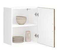 Nqyjm Meuble de Rangement Suspendue avec Étagères et Porte Armoire Murale de Cuisine Lucca Vieux Bois Bois ingénierie, Muraux Placard Flottante pour Salle de Bain, Salon Model 3