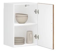 Nqyjm Meuble de Rangement Suspendue avec Étagères et Porte Armoire Murale de Cuisine Porto Vieux Bois Bois d'ingénierie, Placard Flottante, Muraux Armoire pour Salle de Bain, Salon