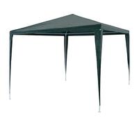 Nqyjm Tonnelle de Jardin Extérieur Tente de Réception 3x3 m PE Vert, Pavillon Chapiteau pour Mariage, Fêtes, Camping, événements Commerciaux