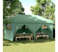 Nqyjm Tonnelle de Jardin Extérieur Tente de Réception Pliable Escamotable 4 Parois Latérales Vert, Pavillon Chapiteau pour Mariage, Fêtes, Camping Model 1