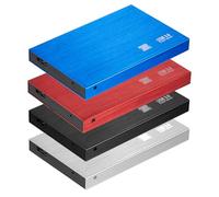 NQYZZFA Disque dur externe portable 2,5" 500 Go à 8 To USB 3.0 ultra fin en aluminium pour PC/ordinateur de bureau/ordinateur portable/TV/Windows, 8 To, rouge