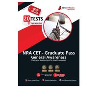 Nra Cet Graduation Pass General Awareness Book 2023 (English Edition) - 20 Topic-Wise Solved Tests (Common Eligibility Test) With Free Access To Online Tests
